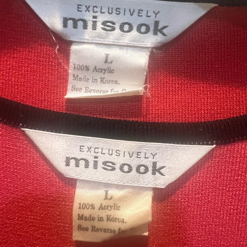 Misook Twin Set. Color Block. Great Light Weight … - image 4